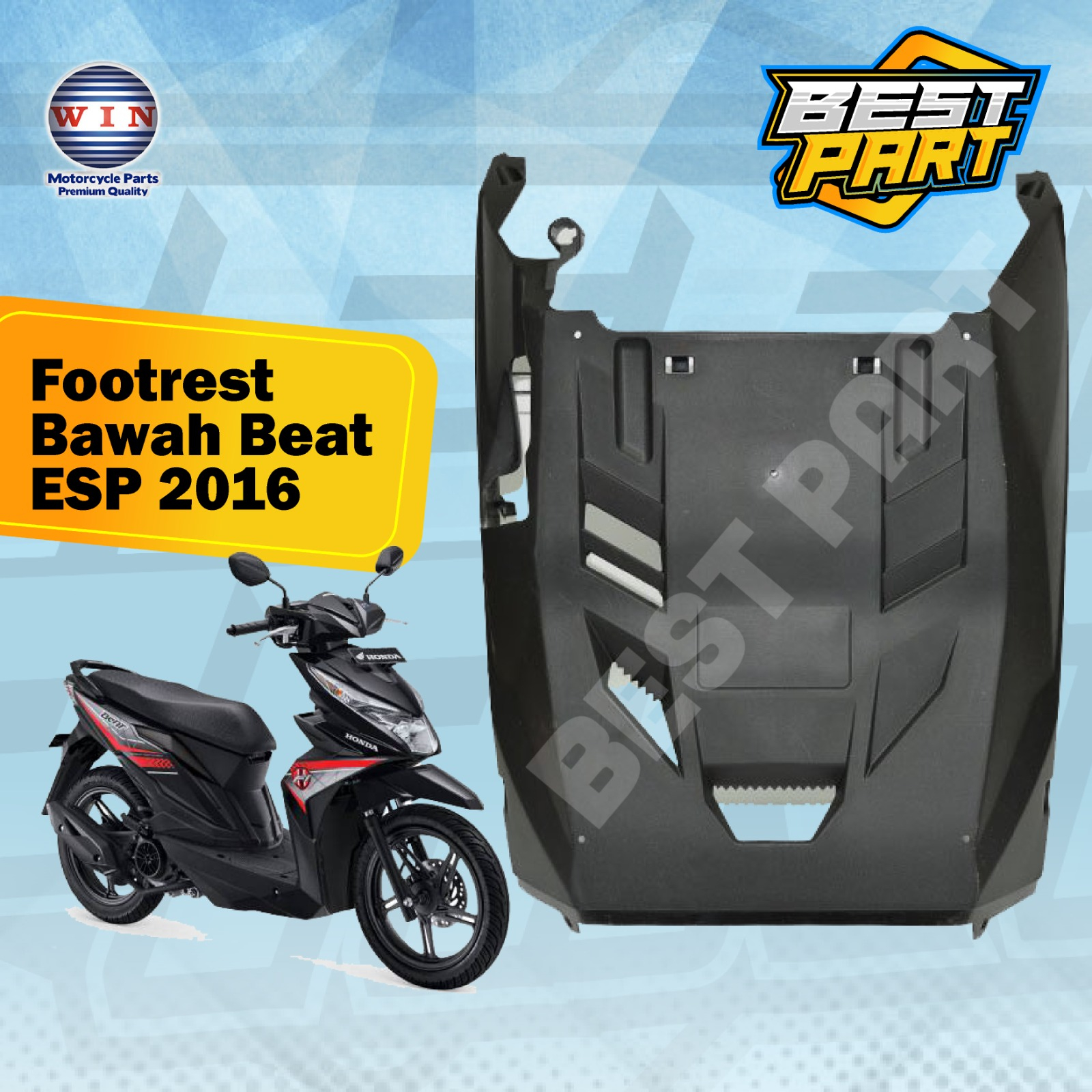 DEK KOLONG BAWAH BEAT FI ESP 2016 2017 2018 2019 | FOOTREST BAWAH BEAT STREET BEAT FI ESP 16