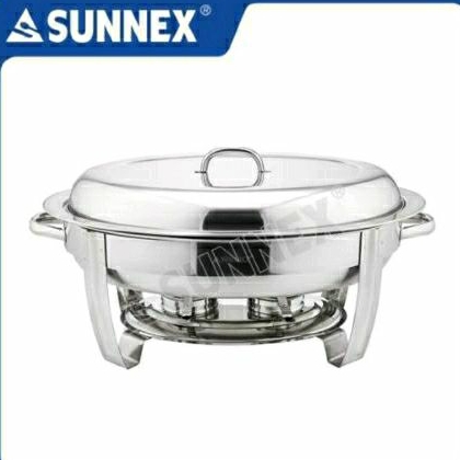 Sunnex Chafing Dish Oval / Prasmanan Hotel Regal 5.5 Liter