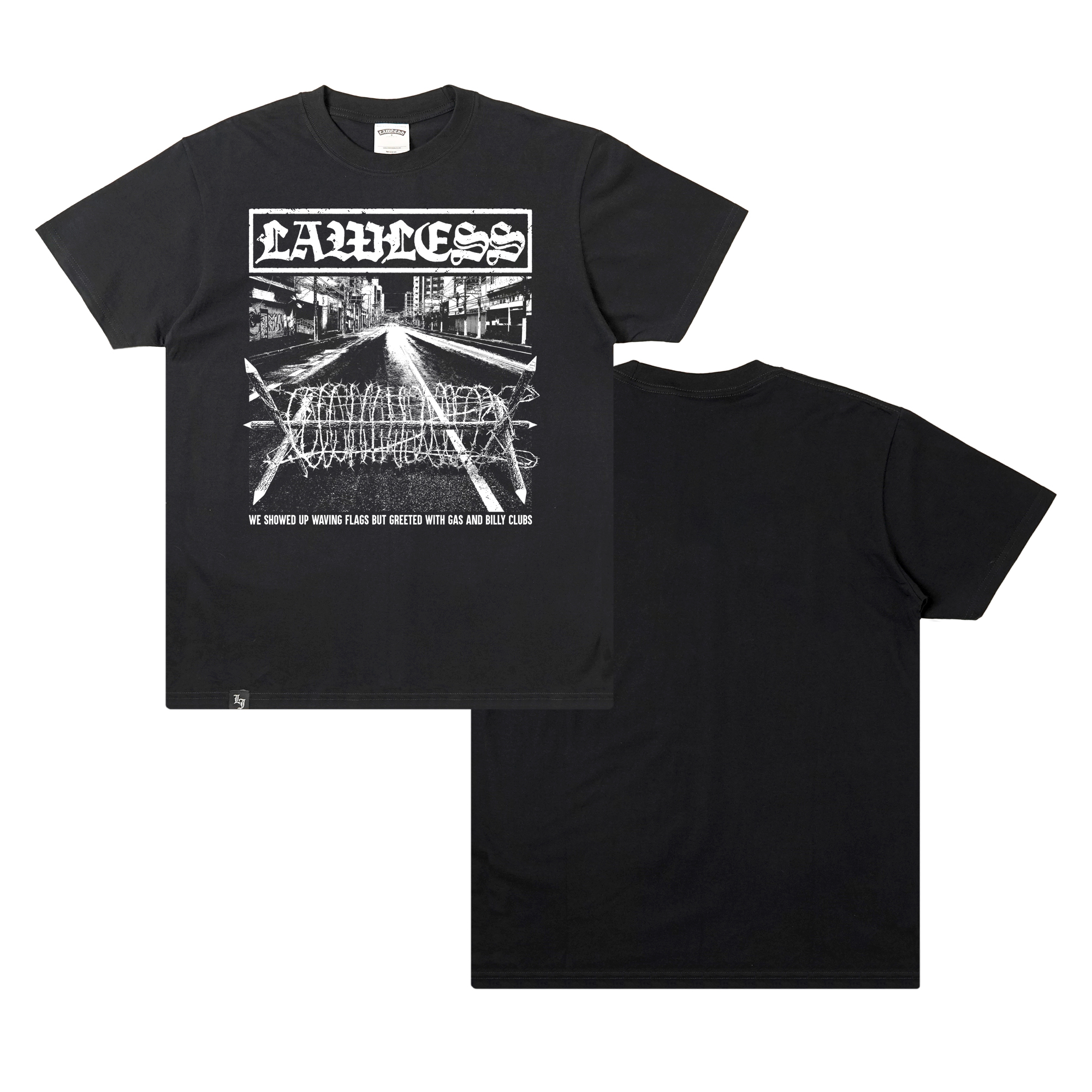 Lawless Jakarta - Road Block Tshirt - Black