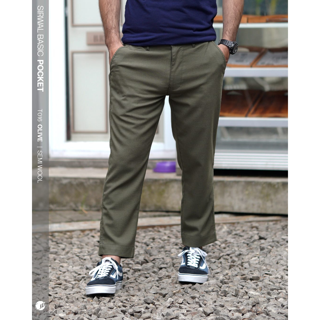 Samase Sirwal Pria Dewasa - Siral Basic Pocket T016 Army