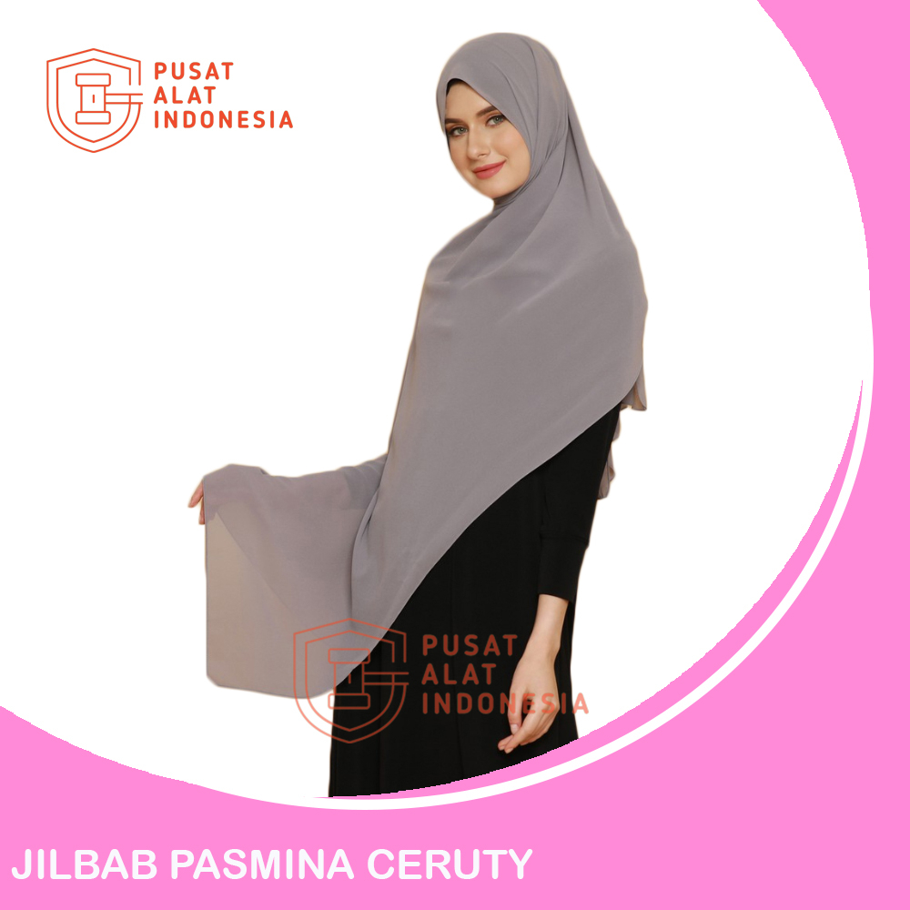 Jilbab Pashmina Ceruty Babydoll Jumbo Sr307