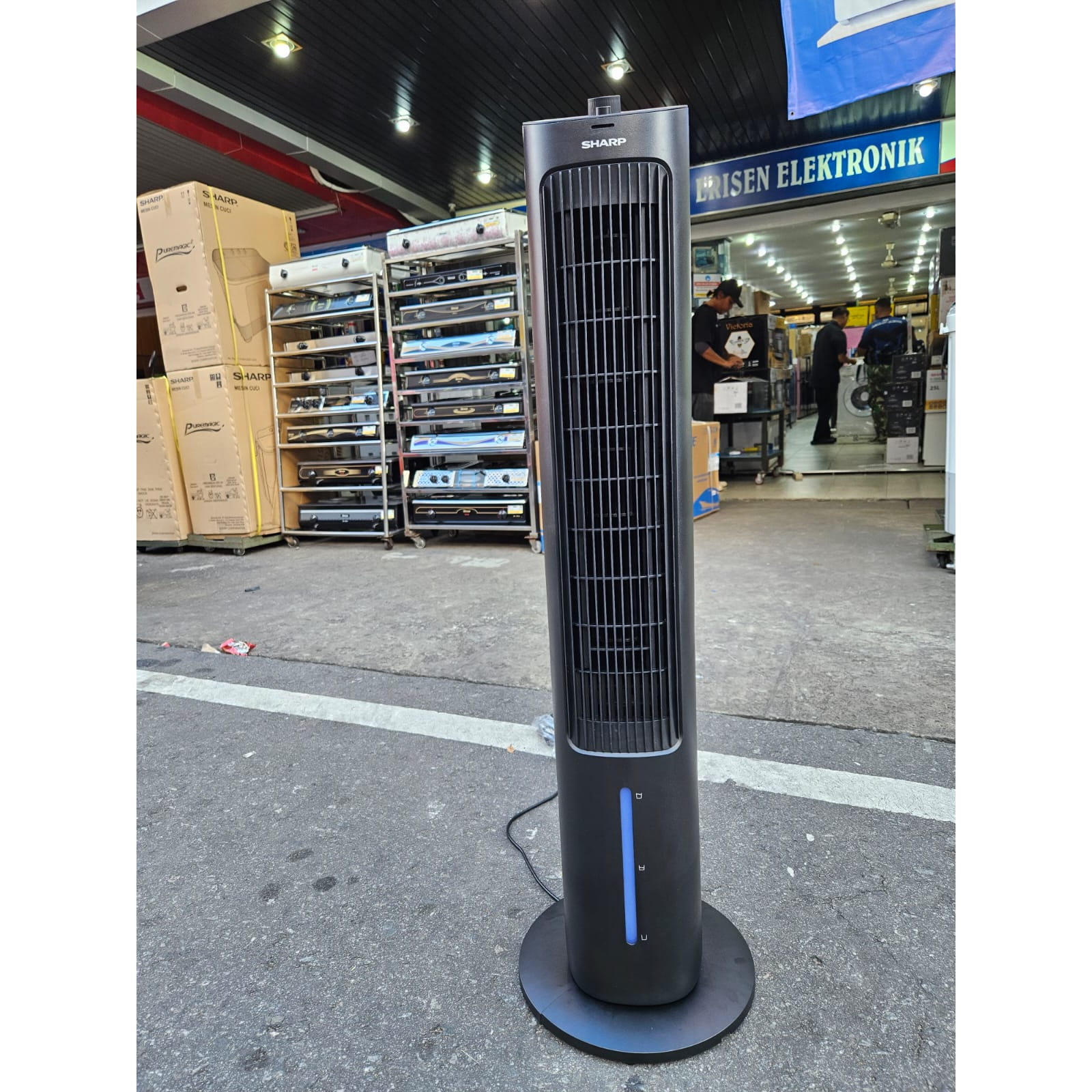 SHARP AIR COOLER - KIPAS TOWER PJ-R34TY-B / PJ R34TY