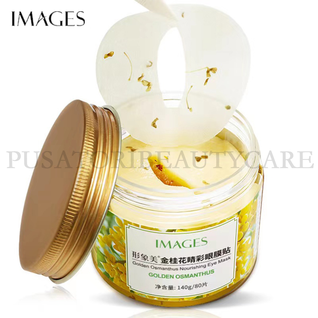 IMAGES Eye Mask Golden Osmanthus Nourishing Masker Mata 80 lembar