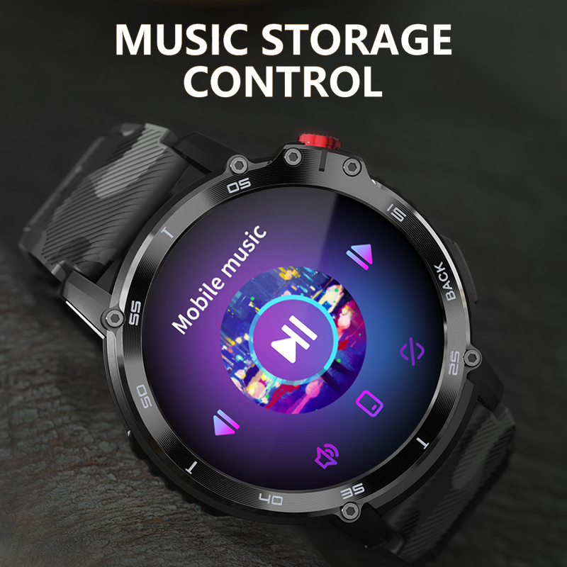 C22 Jam tangan pintar olahraga 4G Memory IP68 tahan air siaga ultra lama 24 mode olahraga panggilan Bluetooth jam tangan pintar smart watch