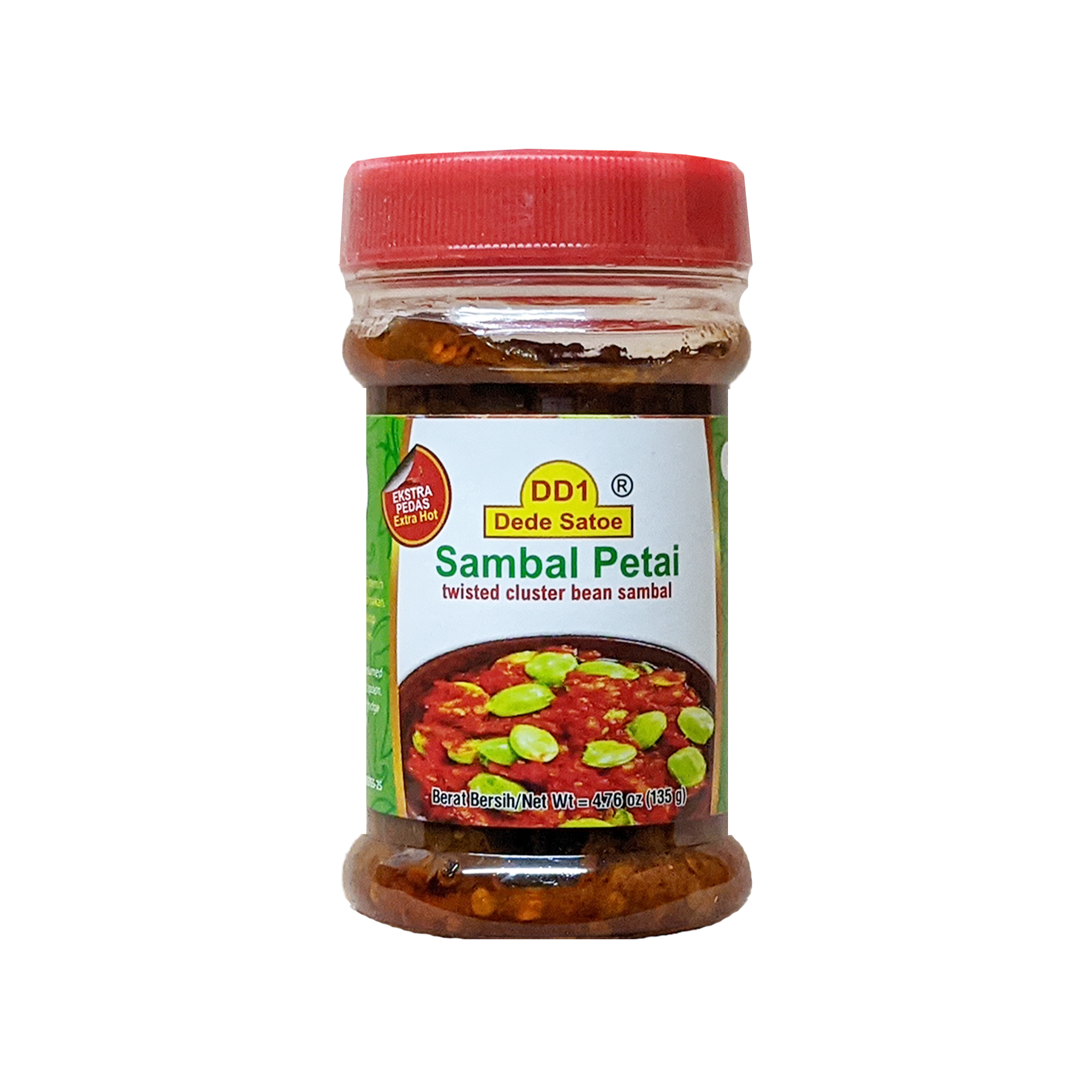 

Dede Satoe Sambal Petai - Botol PET 135g