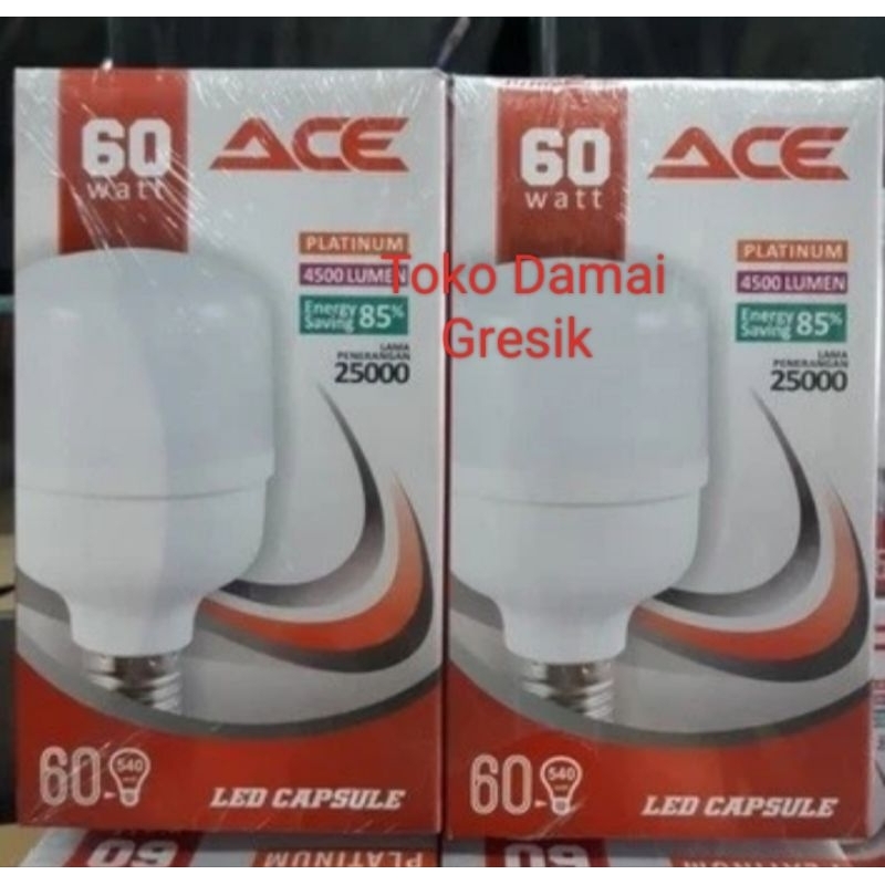 Lampu ACE Led Capsule 60w // Cool Daylight