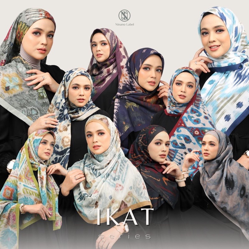 Ninano Label (Voal Premium) Ikat Series