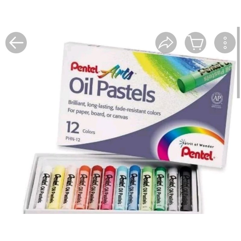 

Crayon PENTEL ARTS Oil Pastel 12 Warna PHN-12 ASLI ORIGINAL