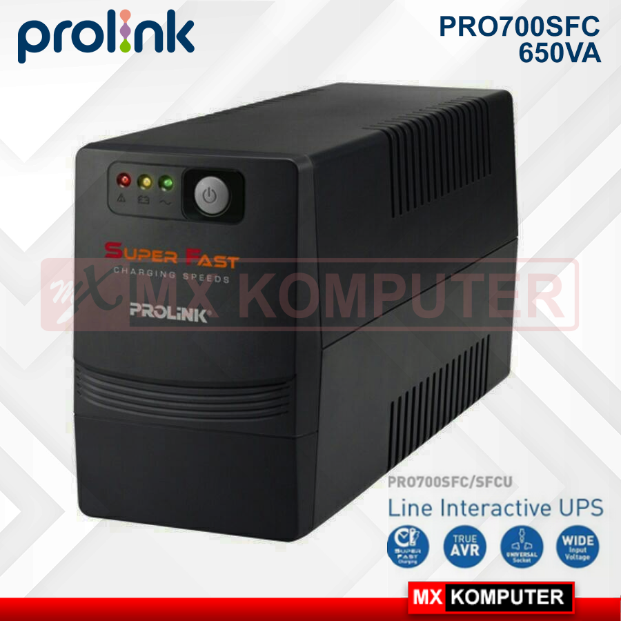 UPS Prolink 650VA PRO700 V (AVR) | UPS Prolink 650 VA + Stabilizer