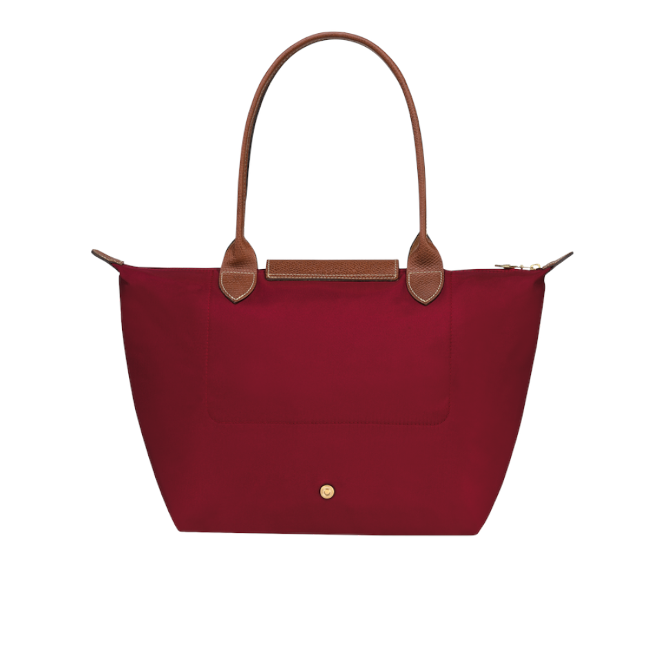 Lonchmp Le Pliage Small Long Handle Tote Bag Dark Red (28x26.5x15.5)