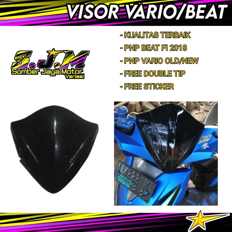 Visor Vario 125 Old Vario 125 New Visor Vario 150 New Variasi Vario Aksesoris Motor Visor Beat Fi