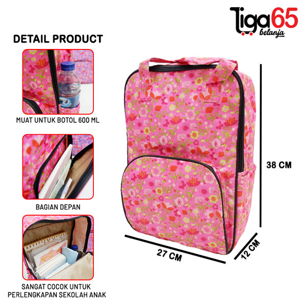 Tas Ransel / Backpack / Tas Punggung / Ransel Sekolah / Ransel Remaja / Bag Ransel rbs0023-8 16&quot;