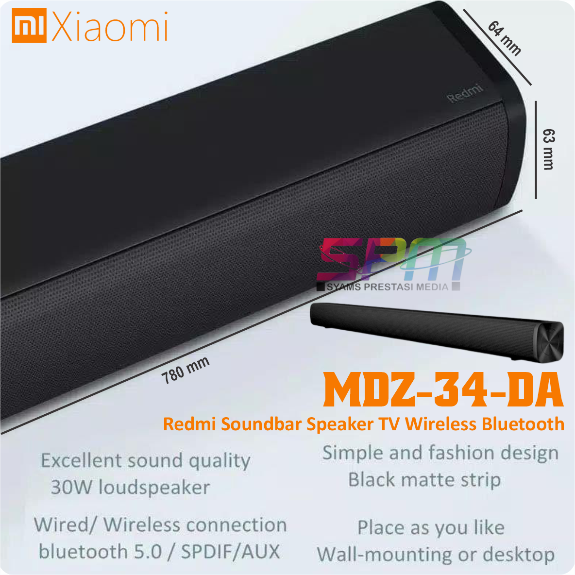 XIAOMI REDMI MDZ-34-DA TV SOUNDBAR SPEAKER WIRELESS BLUETOOTH BASS MANTAP