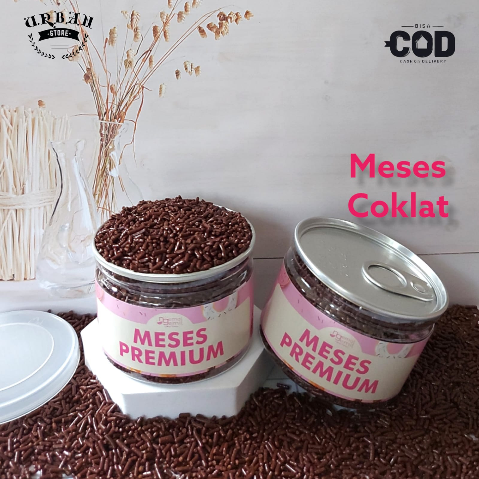 

Can - Coklat Meses Butiran Coklat Sprinkle Topping Kue Donut Bolu Kualitas Premium