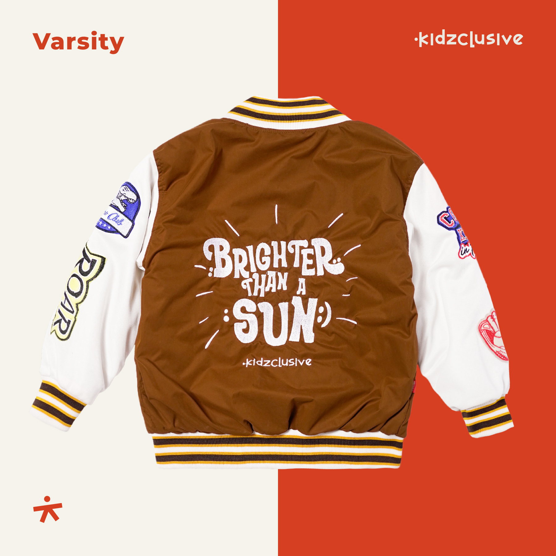 Kidzclusive Jaket Varsity Anak Jaket Anak Laki Laki Jaket Anak Perempuan