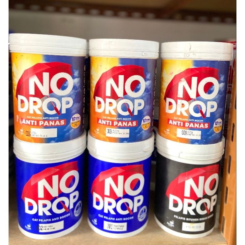 NO DROP ANTI PANAS 1 KG CAT PELAPIS ANTI BOCOR TAHAN CUACA PANAS / NO DROP CAT TEMBOK ANTI BOCOR ANT