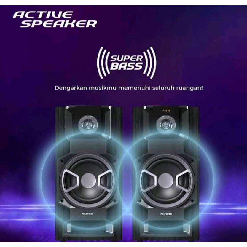 Speaker Active Bluetooth Polytron PAS 8E10