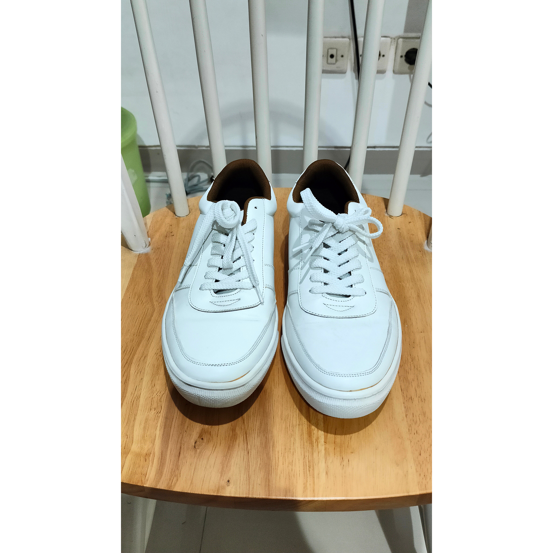 Sneakers Putih Footsteps Fonte Leather Authentic Sepatu Pria