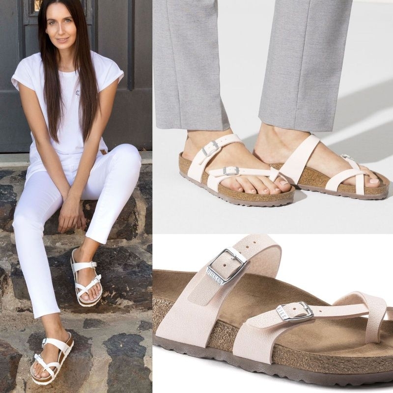Nubluk slide sandal