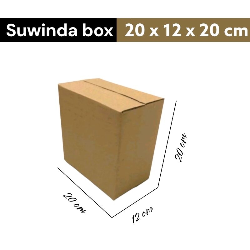 

kardus/karton uk 20x12x20 cm box packing dll ST