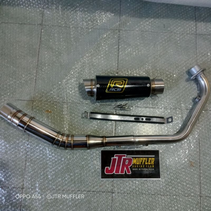 Knalpot racing Rcb carbon Sonic 150 Supra gtr 150 Cb 150r new Cbr 150r facelift cbr 150r new 2021