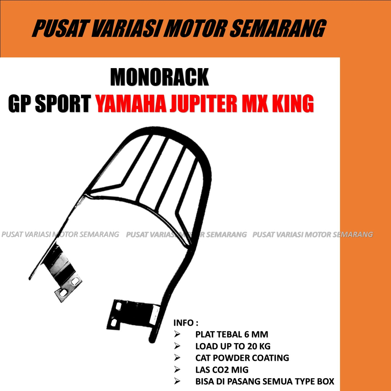 Breket yamaha jupiter mx king bracket box givi shad