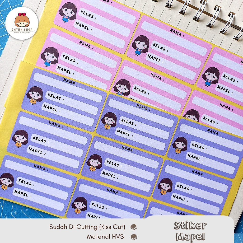 

Stiker Mapel | Label Buku Mata Pelajaran Sekolah | Series 5