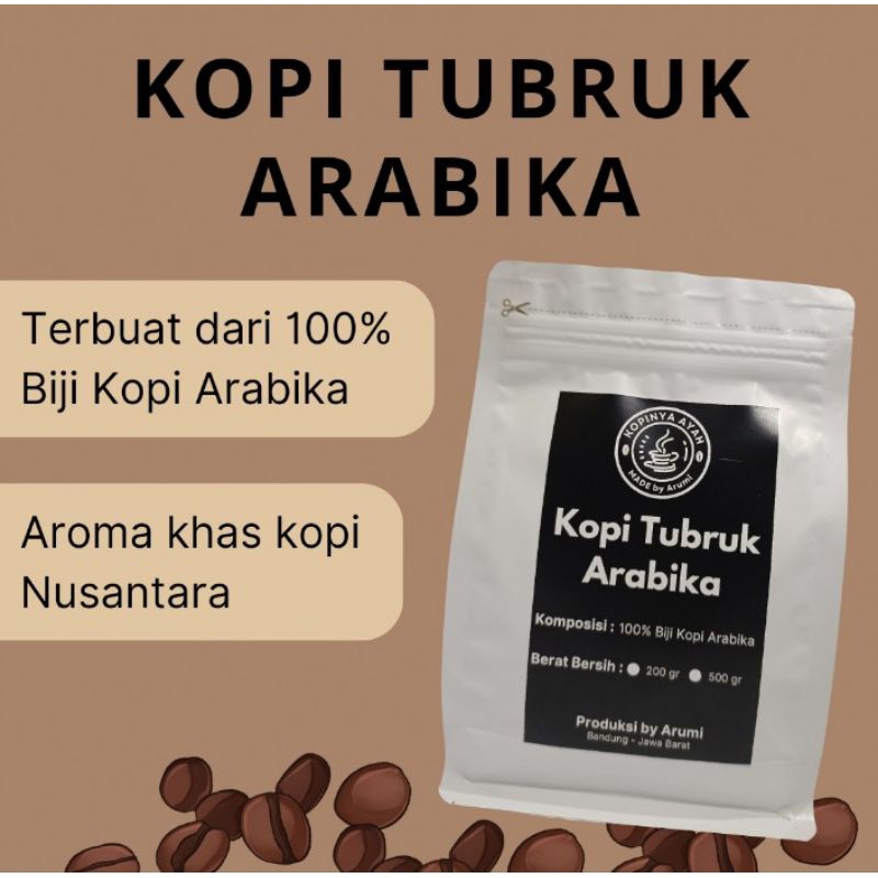 

KOPI TUBRUK ARABIKA TRADISIONAL 100 G