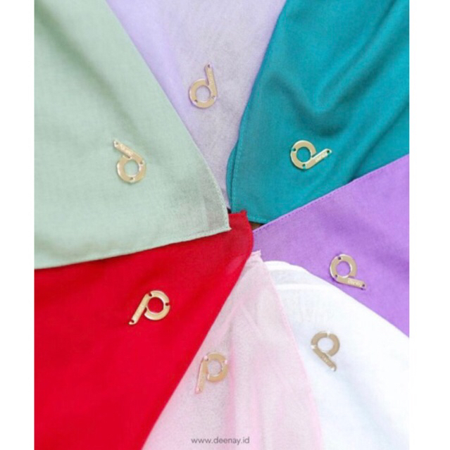 Hijab Segiempat Deenay Liza Matte Lilac Breeze||Meadow Violet||Wine berry||Wood Rose