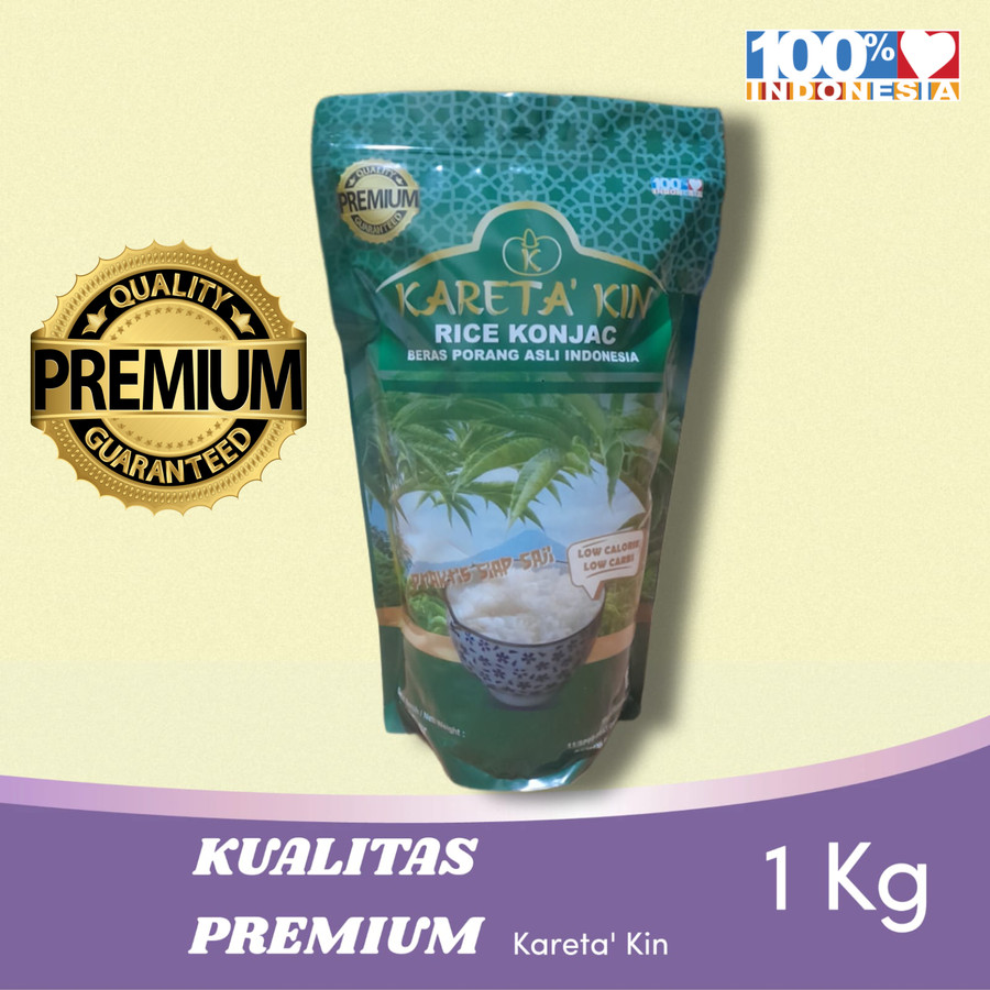 

KARETAKIN PREMIUM Beras Porang 1 Kg / 1000 gr