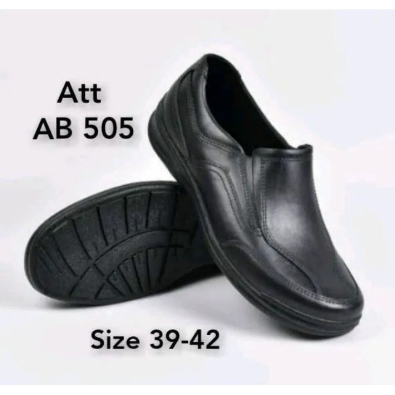 sepatu karet pantofel pria dewasa/sepatu karet hitam pria/sepatu karet att pria/ATT AB 350/ATT AB 38