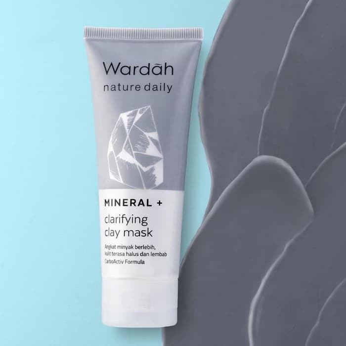 Wardah Nature Daily Mineral Clarifying Clay Mask 60 ml | Masker Wajah