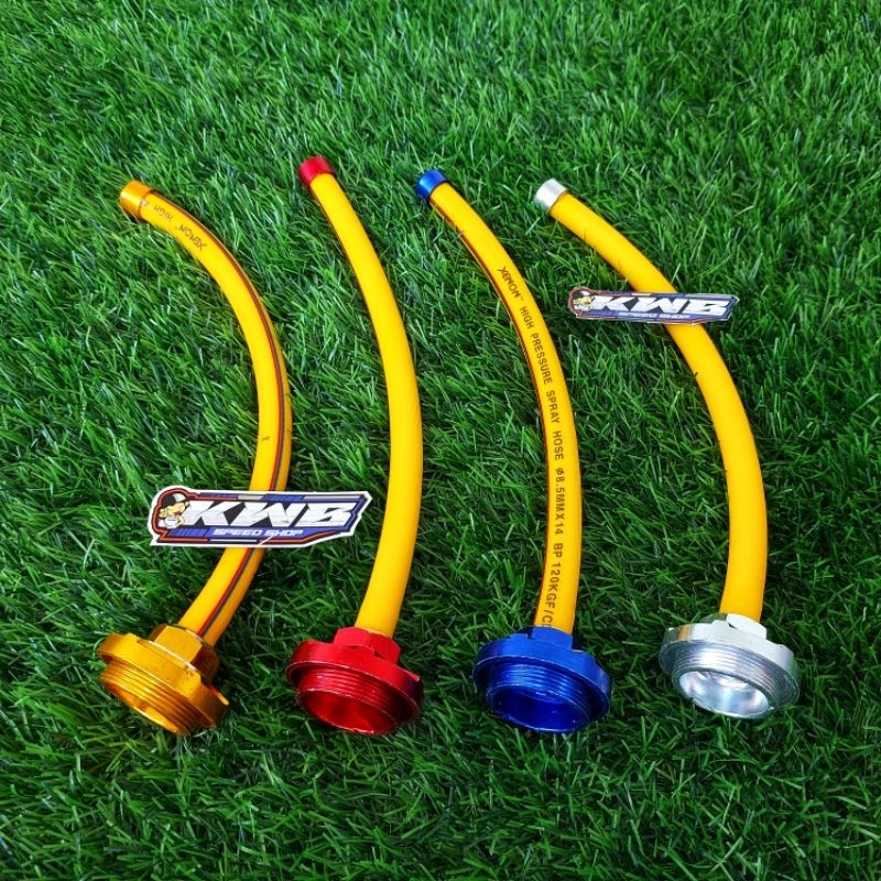 Tutup klep set selang honda cb gl mp tiger Tutup klep set selang pnp herex honda cb gl mp tiger bahan almunium warna lengkap harga 1 set sepasang klep set selang