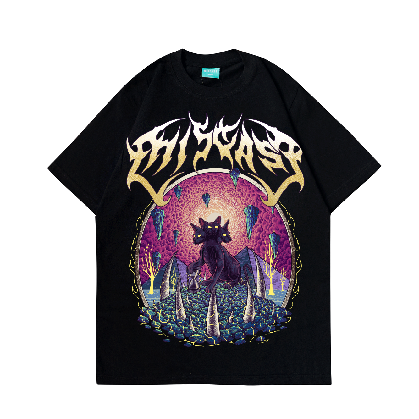 [HOT] Miscast - Oversized Kaos - Sphynx - Hitam