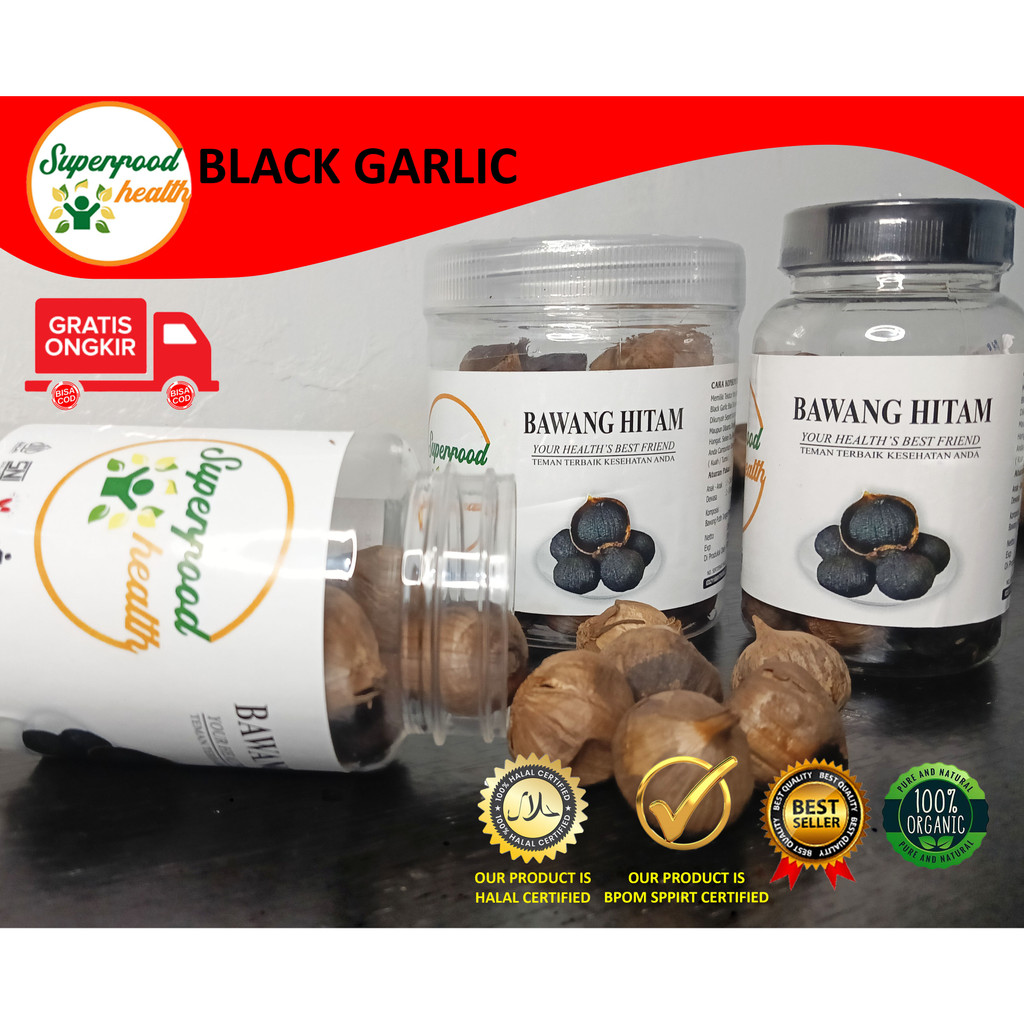 

BAWANG HITAM TUNGGAL / BLACK GARLIC / SUPERFOOD HERBAL BERMACAM KHASIAT