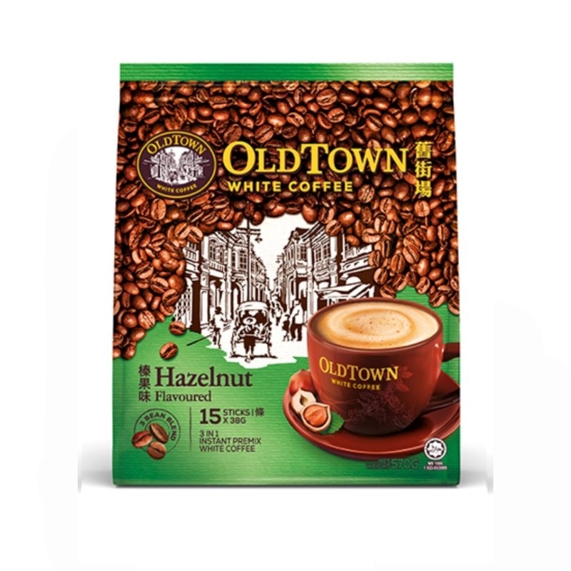 

OLDTOWN White Coffee 3 in 1 Hazelnut Malaysia (15 sachet)