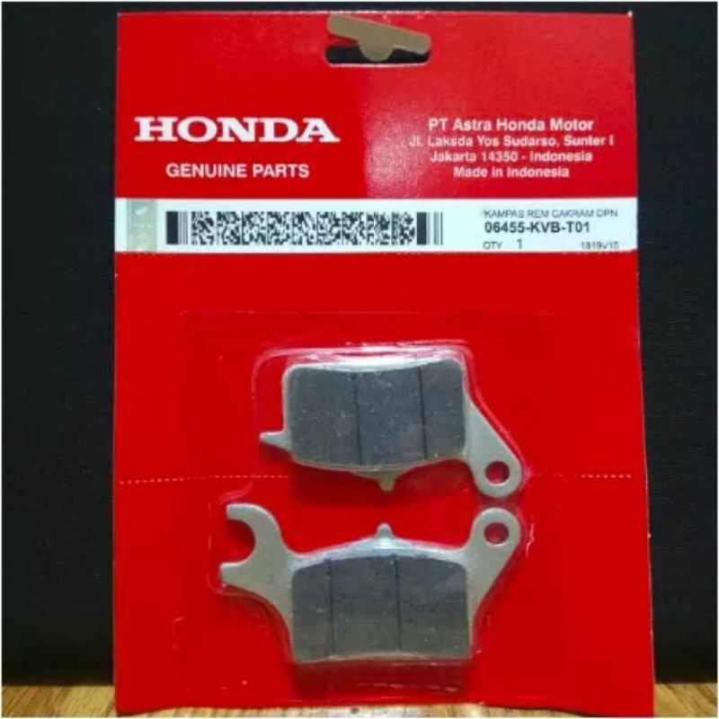 DISPAD KAMPAS REM CAKRAM DEPAN HONDA BEAT VARIO SUPRA 125 DAN VARIO 150