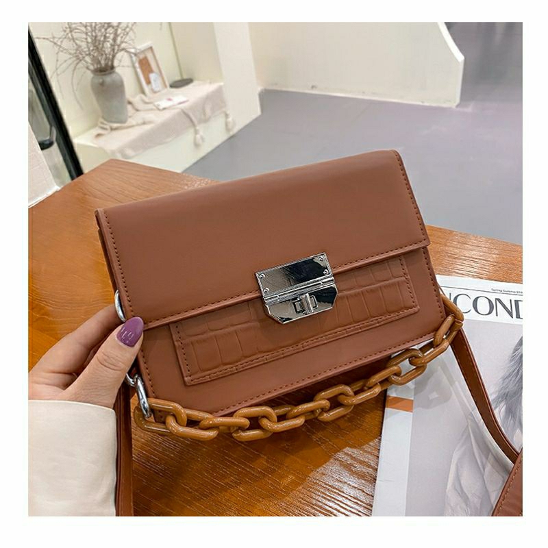 9902 tas selempang croco tali rantai import batam