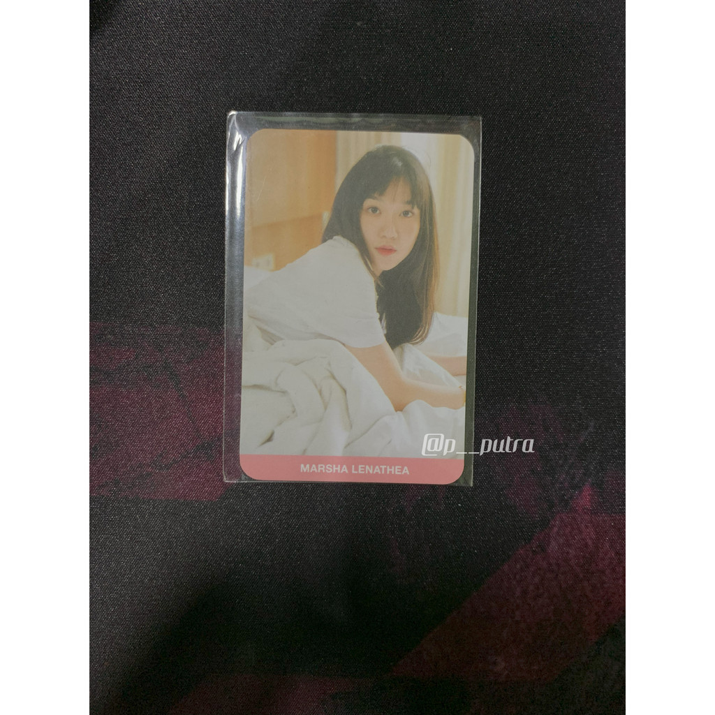 Photocard Marsha Edisi Morning Call