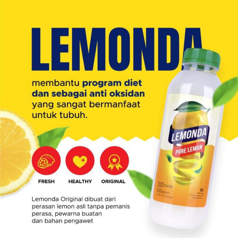 

TERMURAH Lemonda Pure Lemon # 500ml