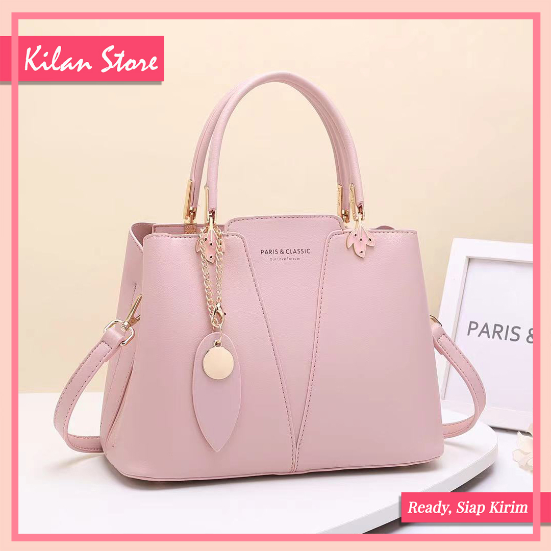 Tas Wanita Humaira 1610213 - Hand Bag Import Paris & Classic 96771 [Ukuran 26cm]