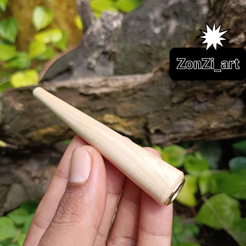 Once Pipa Cangklong Kayu Kemuning Gading Mini