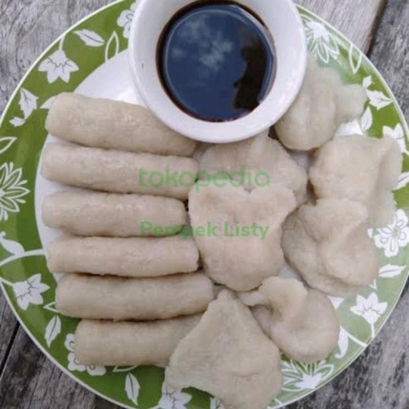 

10 PEMPEK KAKAP/SURIMI TELOR LENJER ASLI IKAN (CUKO PEKAT ENAK)