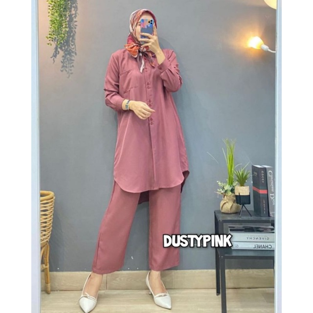 ONE SET RAYON TWILL PREMIUM ADEM LEMBUT TIDAK MENERAWANG SIZE S M L XL XXL SETELAN CELANA WANITA SETCEL CANTIK FASHION MUSLIM MODERN KEKINIAN UKURAN LENGKAP KECIL NORMAL BESAR GEDE JUMBO BIG OVERSIZE LD 92 98 104 110 120 MAX BB 80 BAGUS BERKUALITAS