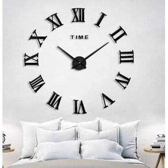 Hiasan dinding jam dinding jumbo 150cm jam dinding aesthetic DIY jam dinding besar