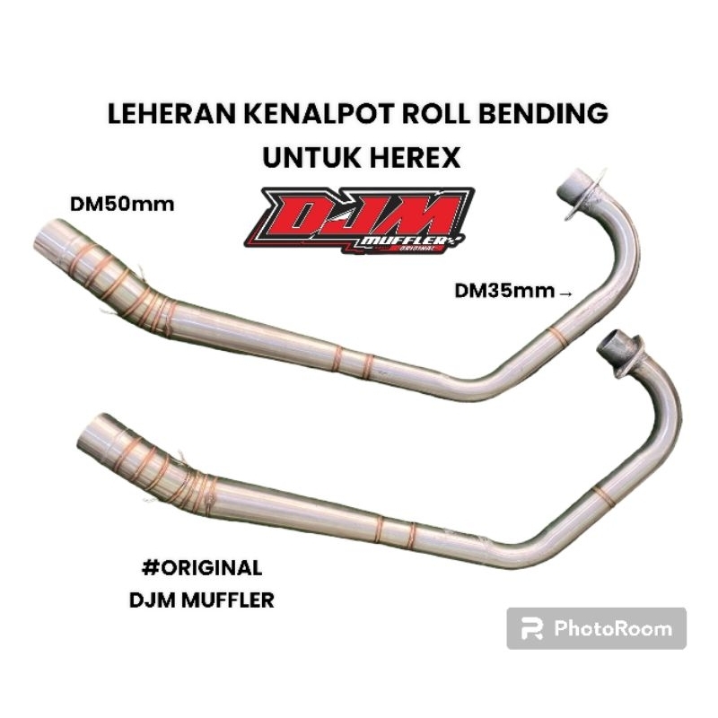 Leher pipa knalpot herex CB,GL,MP,TIGER roll bending