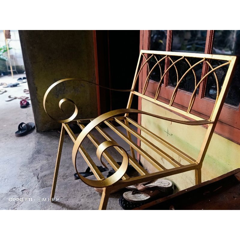 kursi taman kursi outdor kursi besi minimalis