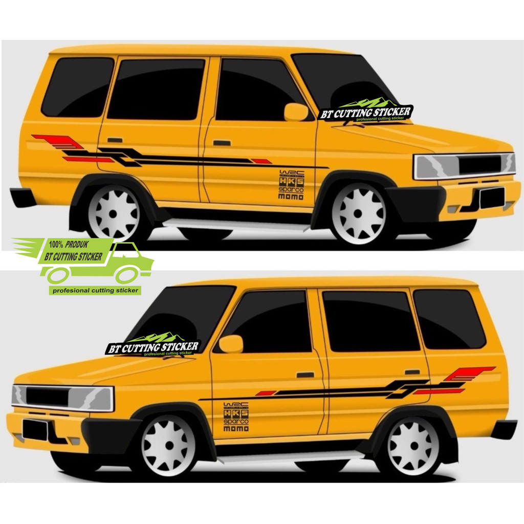 Stiker Mobil kijang super Stiker WRC Stiker Mobil kijang super sticker mobil kijang