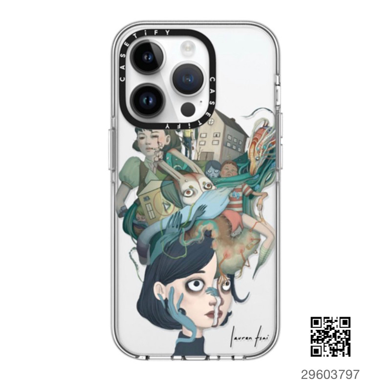 CASETiFY x Lauren Tsai - Clear Case Magsafe iPhone 14 Pro