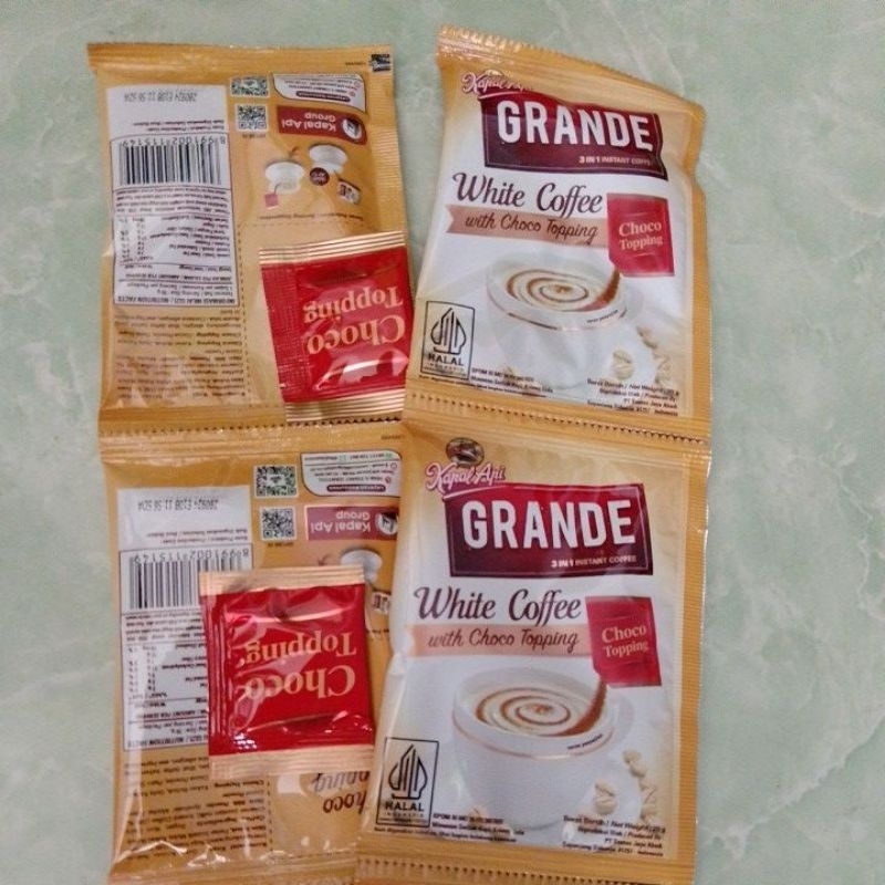 

kapal api grande white coffee 10 pcs